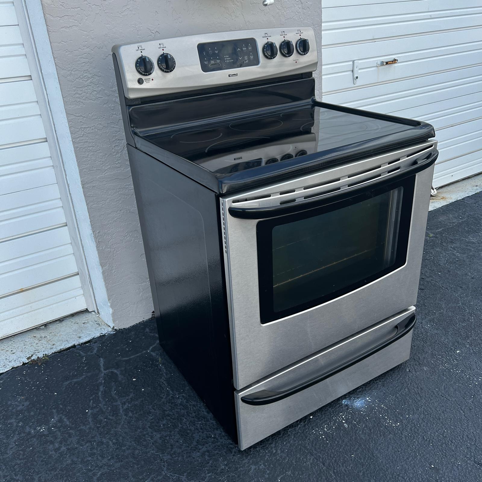 Kenmore Stainless Steel Electric Stove Kenmore Stainless Steel Electric Stove